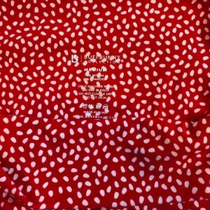 Buffbunny Collection Womens Medium Red Spotted Legacy Athletic Biker Shorts M
